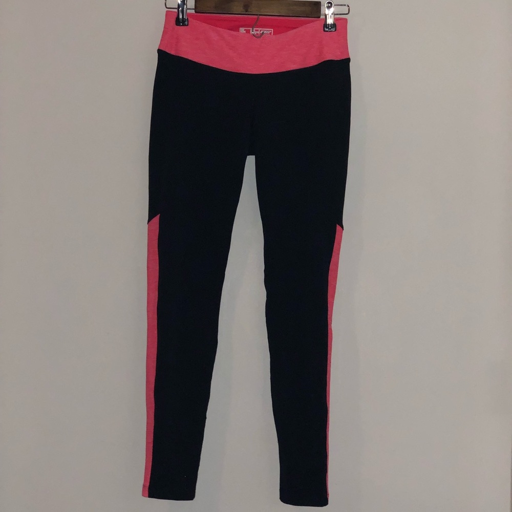 NB Black & Coral Dry Fit Leggings